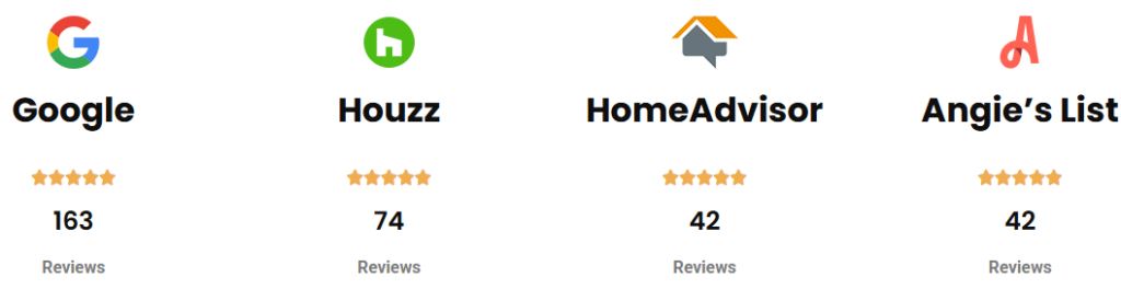 5 Star Remodel Reviews for Platinum Home Builders