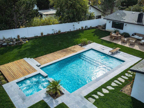 Orange County Hardscape pool